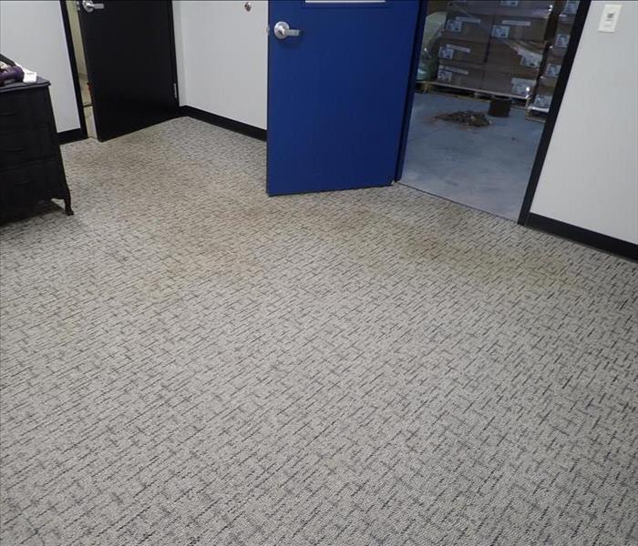 Dirty office carpet
